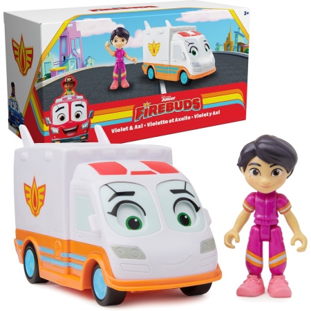 Disney Junior Vuur Vriendjes - Interactieve Ambulance Violet amp Axl met oogbewegingen