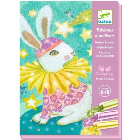 Djeco schilderijen glitters Carnival of the animals