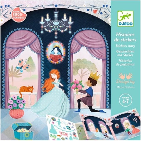 Djeco stickers Life in the castle