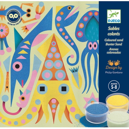 Djeco schilderijen zand Sea Lights