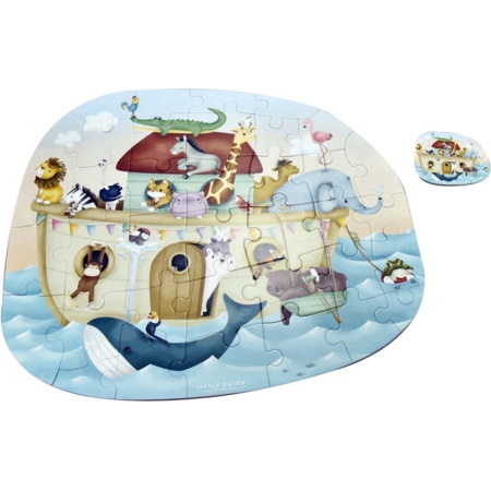 Little Dutch - Ark van Noach - XL Vloerpuzzel FSC - 44 Stukjes