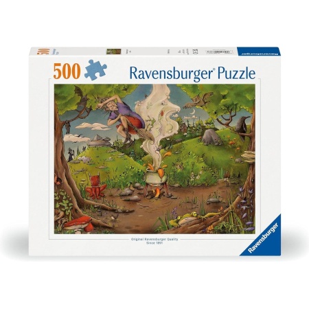 Ravensburger puzzel Bij de bosheks - Legpuzzel - 500 stukjes