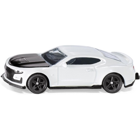 Siku Chevrolet Camaro metaalkunststof wit motorkap kan open trekhaak