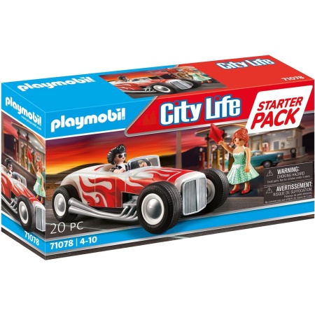 PLAYMOBIL Starterpack Hot Rod - 71078