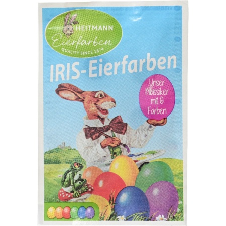 Paasei verf kleurtabletten - 6 kleuren - voor ca 50 eieren - Pasen knutselartikelen