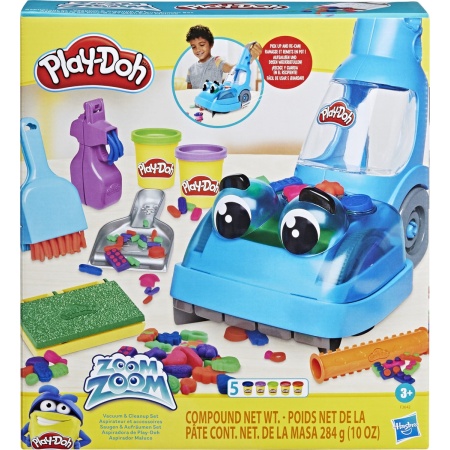 Play-Doh Zoom Zoom Stofzuiger en Opruimset