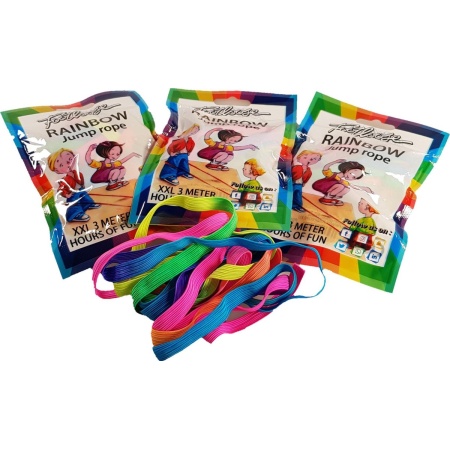Regenboog Springelastiek 3 meter