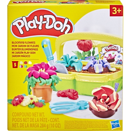 Play-Doh Bloeiende Bloemen Speelset - Boetseerklei - Inclusief 5 Play-Doh potjes -