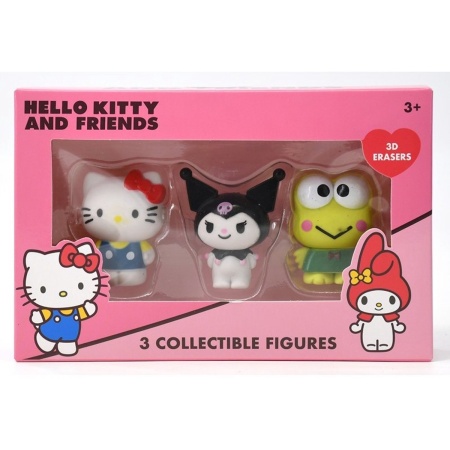 Hello Kitty 3D Erasers 3-Pack