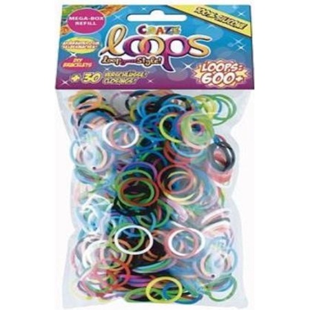 Craze Loops Mega- box refill 600 loops en 30 sluitingen