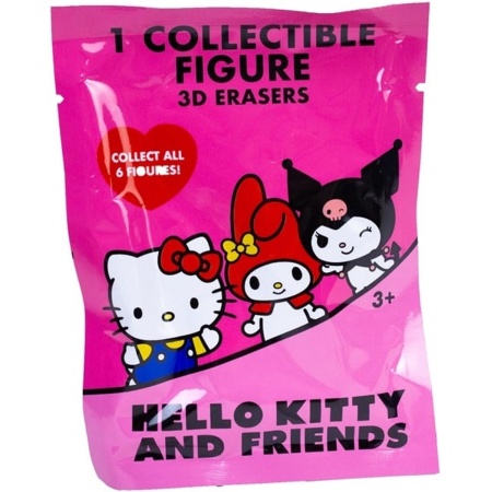 Hello Kitty and Friends 3D gum eraser in blindbag 1 stuks