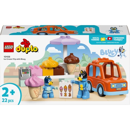 LEGO DUPLO Bluey Een IJsje Halen met Bluey - 10458