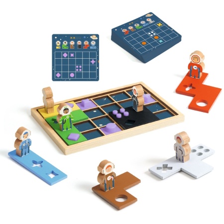Djeco ruimte puzzel - FSC 100% houten speelgoed.