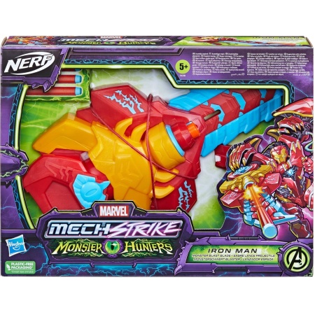 Nerf - Marvel Mech Strike Monsterjagers Iron Man - 8024378