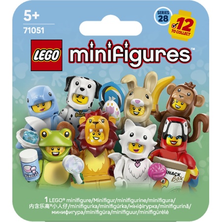 LEGO Minifiguren Serie 28: Dierenkostuums 1 van 12 Figuren - 71051