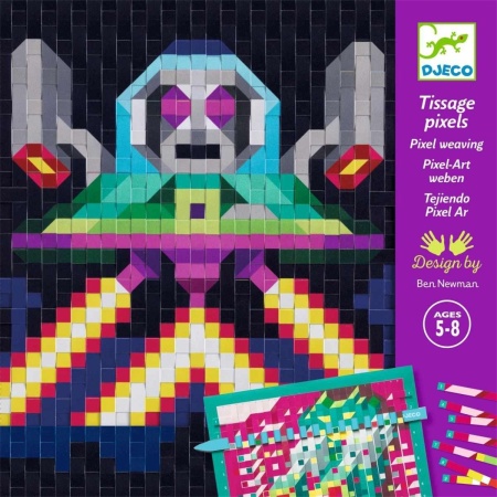 Djeco creatief papier Invaders - knutselset voor kinderen - FSC papier.
