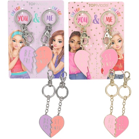 Depesche - TOPModel sleutelhangers hart BFF - 1 set |