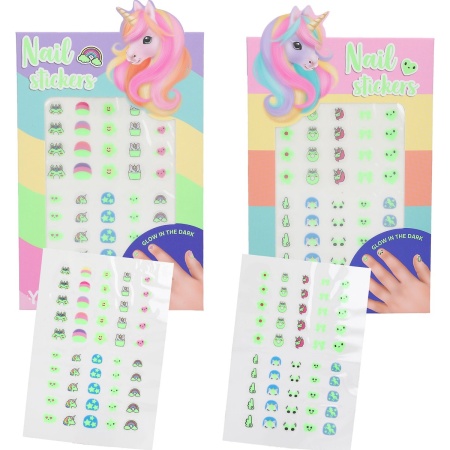 Depesche - Ylvi nagelstickers glow in the dark - 1 set