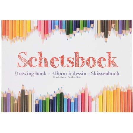 Wh Schetsblok A4 80 Vel Wit
