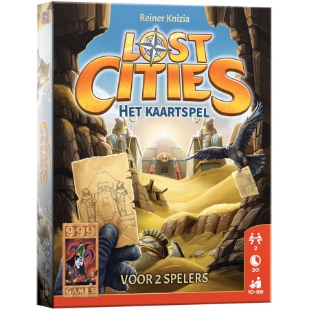 Lost Cities Kaartspel - Strategisch Duel - Spannend Reisspel |