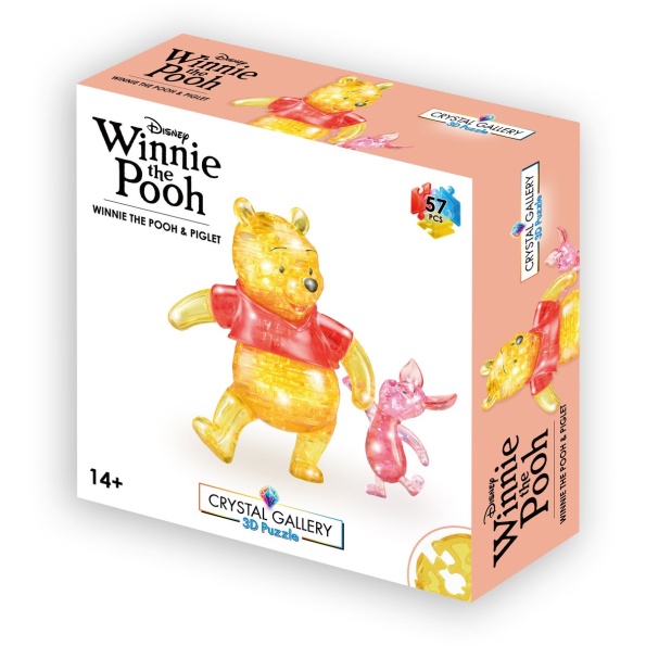 Disney Winnie the Pooh - Winnie the Pooh & Piglet - 3D puzzle - 57 ...