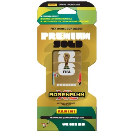 Panini - Adrenalyn XL Trading Cards - FIFA World Cup 2026 - Premium Gold | Games