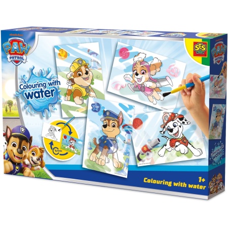 SES Creative - Paw Patrol - Kleuren Met Water - Verven Zonder Geknoei - Paw Patrol... |