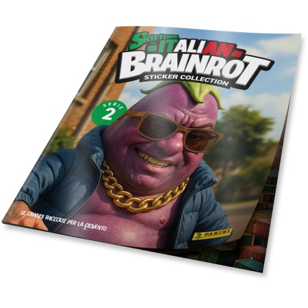 Panini- Skifidol Italian Brainrot Sticker 2 - Starter Pack | Games