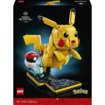 LEGO Pokémon Pikachu en Pokéball Bouwpakket voor Volwassenen en Woondecoratie - 72152