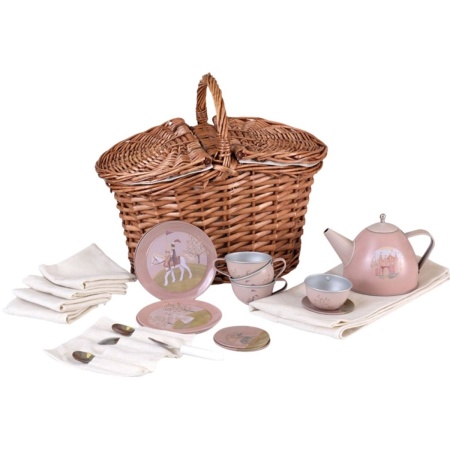 Egmont toys theeservies in rieten mand - prinses |