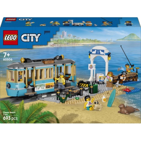 LEGO City Klassieke Strandtram Tram Speelgoed voor Kinderen Vanaf 7 Jaar