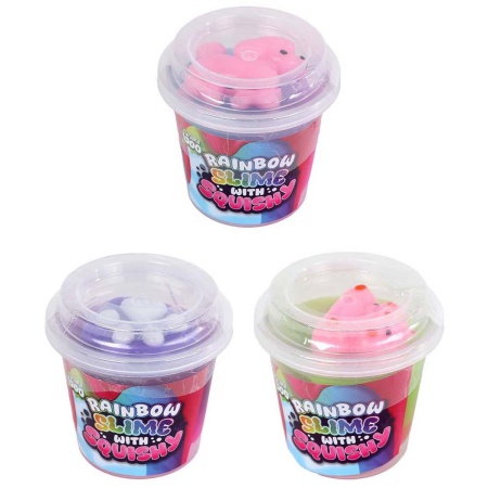 Super Goo Regenboog Putty met Squishy - 90gr.