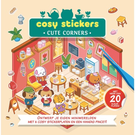 Cosy stickers - Cute corners, Alexander Chapman | 9789036651288 | Boeken