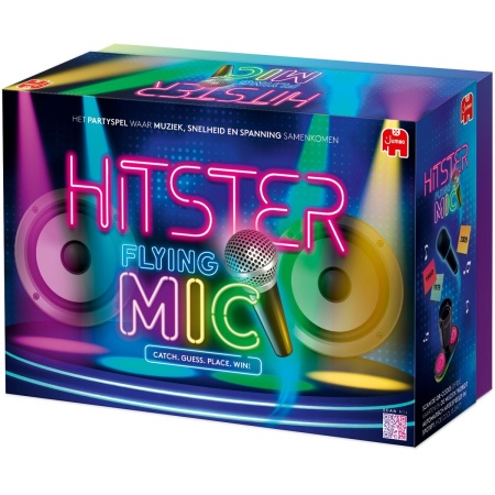 Hitster - Flying Mic - Nederlandstalig Partyspel - Actiespel - Muziekspel