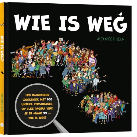 Wie is weg? - Zoekboek met grappige en uitdagende zoekpuzzel