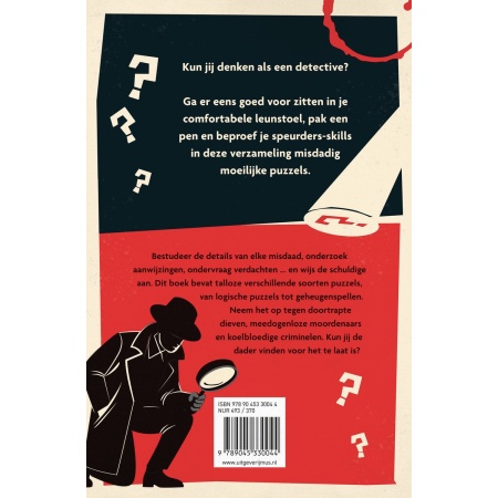 Mr. Brein Leunstoel detective puzzelboek |