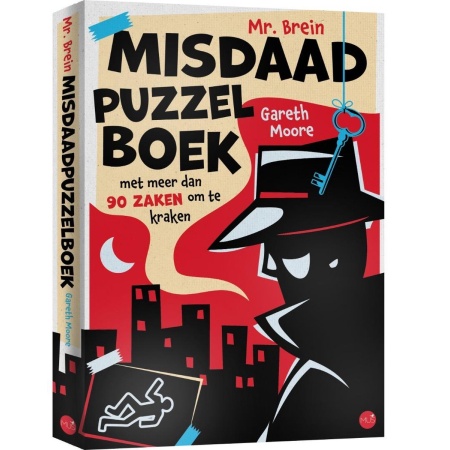 MUS creatief Mr. Brein misdaad puzzelboek - 90 raadselachtige zaken